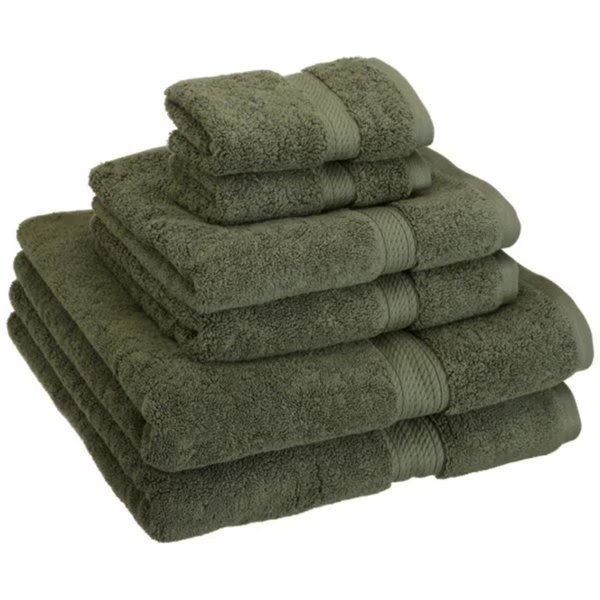 900GSM Egyptian Cotton 6-Piece Towel Set  Forest Green, Superior, Mfr#: 900GSM 6 PC SET FG